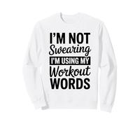 Palabras de Entrenamiento Divertido Gimnasio Ejercicio Sudadera