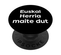 Palabras Divertidas en Vasco I Love Basque Country PopSockets PopGrip Adhesivo