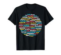 Palabras en Vocabulario Gallego Lengua Gallega Galicia Camiseta