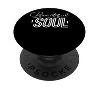 Palabras motivacionales edificantes del alma hermosa PopSockets PopGrip Adhesivo