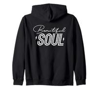 Palabras motivacionales edificantes del alma hermosa Sudadera con Capucha