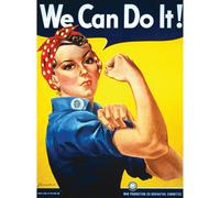 Palace Learning We Can Do It Poster Rosie the Riveter Westinghouse Girl World War 2 Poster WW2 LAMINATED 18 x 24
