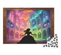 Palacio de Bóvedas Coloridas Puzzle para Adultos Puzzle de 1000 Piezas Juego de Papel Silueta Elegante Relajación Decoración Regalo 38x26cm/1000pcs