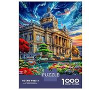 Palacio de Bruselas Puzzle 1000 Piezas para La Familia-Rompecabezas Difícil, Apto para Adultos Y Adolescentes A Partir De 12 Años 52x38cm/1000pcs