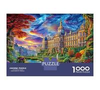 Palacio de Bruselas Puzzle 1000 Piezas para La Familia-Rompecabezas Difícil, Apto para Adultos Y Adolescentes A Partir De 14 Años 38x26cm/1000pcs