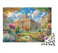 Palacio de Bruselas Rompecabezas 1000 Piezas, Puzzles Imposible, De Juego De para Adultos Y Niños A Partir De 14 Años 38x26cm/1000pcs