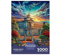 Palacio de Buckingham Puzzles Entretenimiento Creativo Rompecabezas 1000 Piezas Obra De Arte De Juego De para Adultos Y Niños 38x26cm/1000pcs