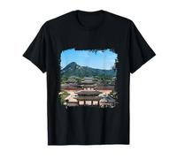 Palacio de Seúl Corea Arquitectura Tradicional Escena de montaña Camiseta