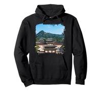 Palacio de Seúl Corea Arquitectura Tradicional Escena de montaña Sudadera con Capucha