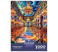 Palacio de Versalles Puzzles Entretenimiento Creativo Rompecabezas 1000 Piezas Obra De Arte De Juego De para Adultos Y Niños 70x50cm/1000pcs