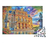 Palacio de Versalles Puzzles Entretenimiento Creativo Rompecabezas 1000 Piezas Obra De Arte De Juego De para Adultos Y Niños 52x38cm/1000pcs