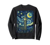 Palacio de Westminster Noche Estrellada Historia del Arte Presente Sudadera