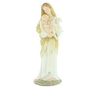Palacio del Rosario Estatua de la Virgen y el Niño de resina Pintada a Mano de 31cm - Otras Estatuas de la Virgen - Culto Cristiano en Resina