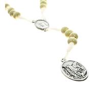 Palacio del Rosario Rosario de San Miguel de cuerda y granos de madera - Rosario cuerda - Culto cristiano de Madera, Madera