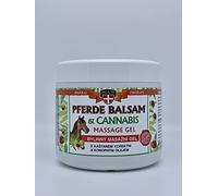 Palacio Gel de masaje a base de hierbas, bálsamo para caballos y cannabis, sin aceite mineral, siliconas, parabenos, parafina, 600 ml