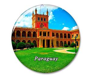 Palacio Presidencial de Paraguay Imán de Nevera, imánes Decorativo, abridor de Botellas, Ciudad turística, Viaje, colección de Recuerdos, Regalo, Pegatina Fuerte para Nevera