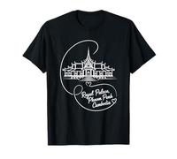 Palacio Real, Phnom Penh, Camboya Signature Heart Art Camiseta