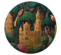 Palacio Ruso Antiguo Dorado, Ave del paraíso Rompecabezas Puzzle,1000pcs (67.5x67.5cm) Adulto Juego EduGatoivo Decoración del Hogar