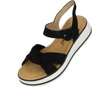 Palado Ebelli - Sandalias de cuña para mujer, sandalias de moda con tacón, sandalias elegantes para mujer, zapatos cómodos de plataforma, Negro , 38 EU