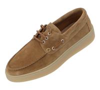Palado Mocasines elegantes para hombre Hucor - Mocasines con diseño atemporal - zapatos de verano - modernos y cómodos, coñac, 44 EU