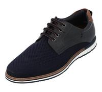 Palado Phifir - Zapatos clásicos de negocios para hombre, elegantes, para el uso diario, Navy coñac, 45 EU