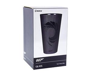 Paladone 007 James Bond - Vaso para beber (450 ml), color negro
