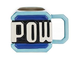 Paladone 5055964738372 Bloque de Pow | Taza con Forma de Novedad para los Fans, Amigos y Familiares | Producto Oficial de Nintendo Coleccionable, cerámica
