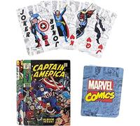 Paladone- BARAJA DE Cartas Marvel Comic Book, Multicolor (C3B837F48E)