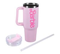 Paladone barbie - botella h2o con licencia oficial con logotipo rosa,