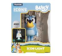 Paladone Bluey Icon Light, mini lámpara LED con licencia oficial, mercancía de personajes de TV para niños para dormitorios y hogares, coleccionable alimentado por pilas