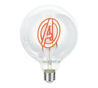 Paladone - Bombilla LED decorativa de neón con rosca E27 de Los Vengadores de Marvel con licencia oficial - Para cualquier lámpara Edison, regalo coleccionable de superhéroes para dormitorio y hogar