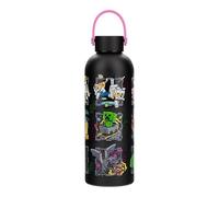 Paladone Botella de agua metálica de Minecraft - Producto de Minecraft con licencia oficial