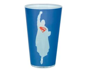 Paladone DC Comics Superman Vaso de cristal de 440 ml con licencia oficial, cristalería para fans de los superhéroes, regalo divertido y producto promocional inspirado en la película