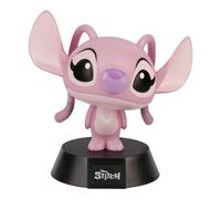 Paladone Disney Angel Mini Icon Light, lámpara LED con licencia oficial de Lilo & Stitch para dormitorios de niños, hogar, escritorio, regalo coleccionable con pilas para fanáticos del cine