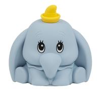 Paladone Disney Dumbo SquishyGlo Luz nocturna de silicona, lámpara de elefante recargable suave al tacto con temporizador de apagado automático para dormitorios y hogar