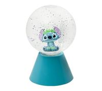 Paladone Disney Lilo & Stitch - Bola LED con Purpurina, Regalo Oficial, Globo de Nieve Iluminado Que Cambia de Color para niños, Adolescentes y Adultos, diseño Compacto