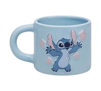 Paladone Disney Lilo & Stitch Mug, Taza de Café de Cerámica Grande de 400ml con Licencia Oficial de Azul Pastel para Té y Chocolate Caliente, Mercancía para Fanáticos del Cine