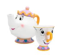 Paladone Disney Princess: Beauty and The Beast - Mrs Potts Tea Pot and Chip Mug Gift Set (Large Pack) (PP10815DP)