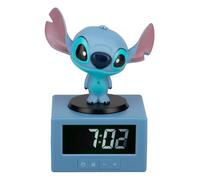 Despertador Paladone Stitch con luz nocturna y alarma musical Producto oficial de Disney 16,5 cm