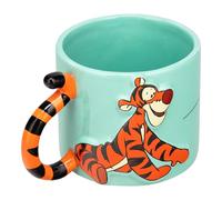 Paladone Disney Tigger Tail Taza de cerámica grande, con licencia oficial, taza de café para té o chocolate caliente, regalo de cultura pop para niños y adultos
