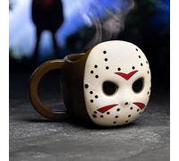 Paladone Taza Viernes 13 - Taza Oficial con Forma de Máscara de Jason Voorhees, Decoración de Halloween 500ml