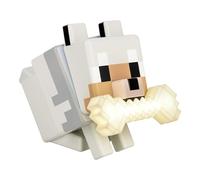 Paladone - GloBuddies Lámpara LED de noche con luz que cambia de color en 3D de Wolf con licencia oficial de Minecraft, toca para cambiar de color, merchandising de gaming, funciona con pilas