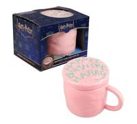 Paladone Harry Potter Happee Birthdae - Taza con tapa en forma de pastel de cerámica coleccionable de 400 ml, con licencia oficial
