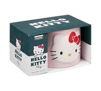 Paladone Taza rosa pastel de Hello Kitty, con licencia oficial Sanrio, 400 ml, taza de café de cerámica grande para té y chocolate caliente, regalo kawaii para niñas, mujeres, adolescentes