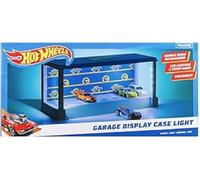 Paladone Hot Wheels - Luz de garaje y exhibición - Producto oficial de Mattel, estuche iluminado con capacidad para 7 coches, fondo personalizable, regalo para coleccionistas