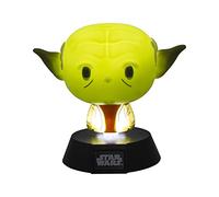 Paladone Icon Light BDP | Producto Oficial Coleccionable, Super Lindo Jedi Master Yoda luz Nocturna de 10 cm de Alto, Funciona con 2 Pilas AAA, Verde