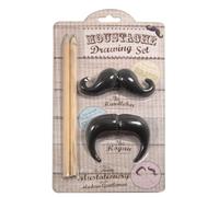 Paladone - Juego de lápices (2 unidades, incluye 2 gomas con diseño de bigote)