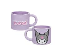 Paladone – Taza de café Kuromi (cerámica) – 400 ml, licencia oficial Sanrio Hello Kitty & Friends