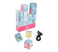 Paladone - Lámpara bloques de construcción de castillo de princesa de Disney con licencia oficial, regalos para niñas, decoración de dormitorio, merchandising de cultura pop