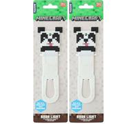 Paladone - Lámpara de lectura y marcapáginas LED con clip de Panda de Minecraft, regalos de libros con licencia oficial para gamers y fans de la cultura pop de cualquier edad (funciona a pilas)